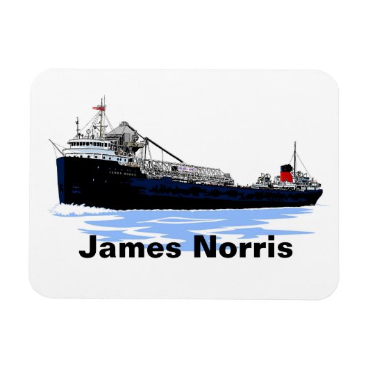 Grote Meren Freighter James Norris Magneet (Horizontaal)