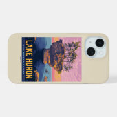 Grote meren | Huronmeer iPhone 15 Case (Achterkant horizontaal)