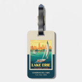 Grote Meren | Lake Erie Bagagelabel (Achterkant verticaal)