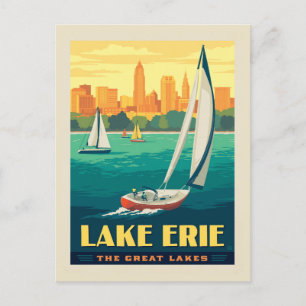 Grote Meren   Lake Erie Briefkaart