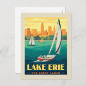 Grote Meren | Lake Erie Briefkaart (Voorkant / Achterkant)