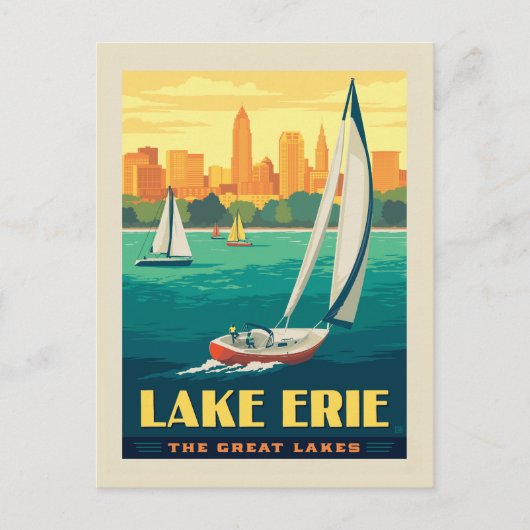 Grote Meren | Lake Erie Briefkaart (Voorkant)