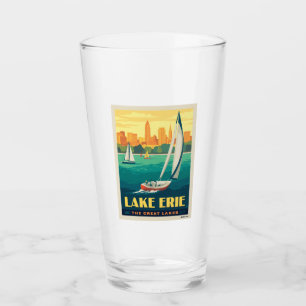 Grote Meren   Lake Erie Glas