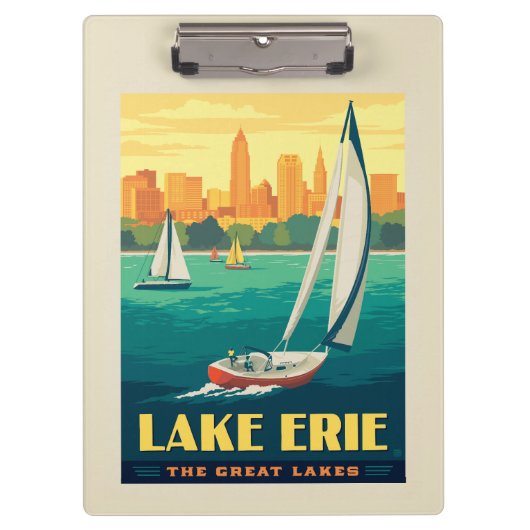 Grote Meren | Lake Erie Klembord (Voorkant)