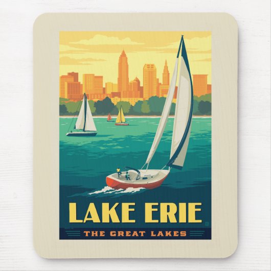 Grote Meren | Lake Erie Muismat (Voorkant)