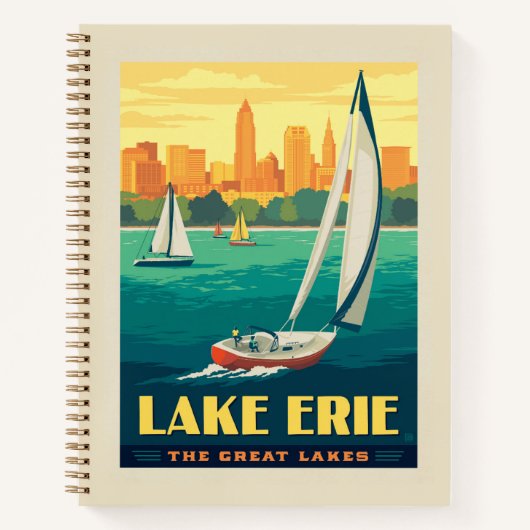 Grote Meren | Lake Erie Notitieboek (Voorkant)