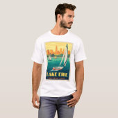 Grote Meren | Lake Erie T-shirt (Voorkant volledig)