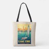 Grote Meren | Lake Erie Tote Bag (Achterkant)