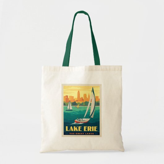 Grote Meren | Lake Erie Tote Bag (Voorkant)