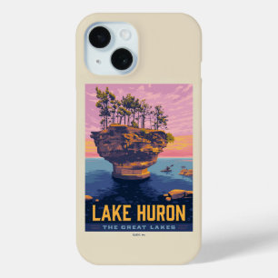 Grote Meren Lake Huron iPhone 15 Case