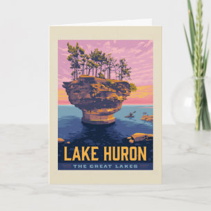 Grote Meren   Lake Huron Kaart