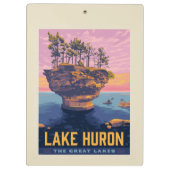 Grote Meren | Lake Huron Klembord (Achterkant)