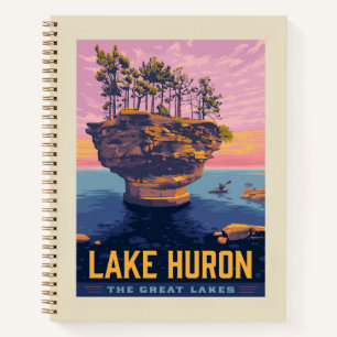Grote Meren   Lake Huron Notitieboek