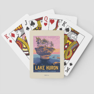 Grote Meren   Lake Huron Pokerkaarten