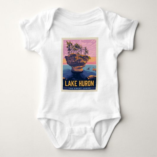 Grote Meren | Lake Huron Romper (Voorkant)