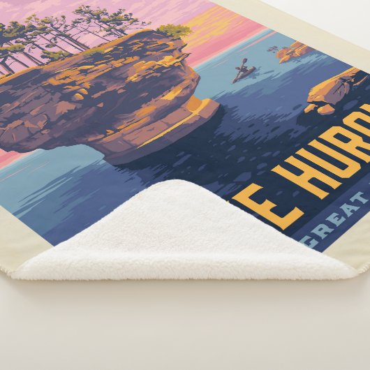 Grote Meren | Lake Huron Sherpa Deken (3/4)