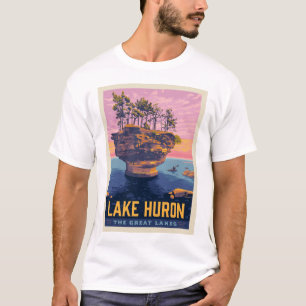 Grote Meren Lake Huron T-shirt
