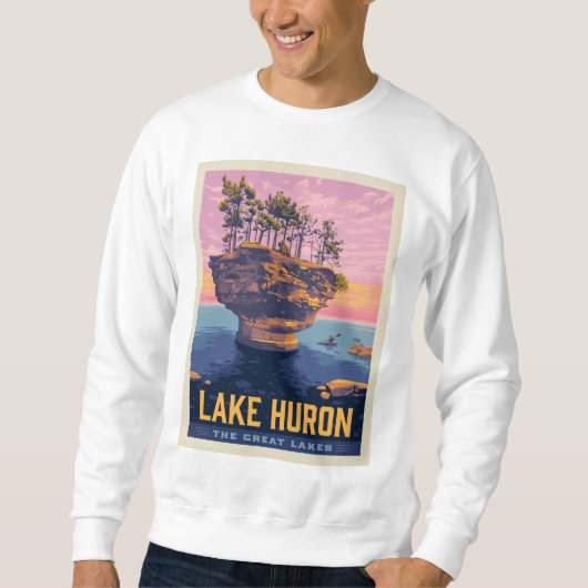 Grote Meren | Lake Huron Trui (Voorkant)