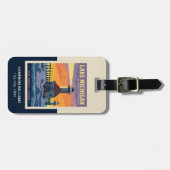 Grote Meren | Lake Michigan Bagagelabel (Voorkant horizontaal)