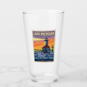 Grote Meren   Lake Michigan Glas