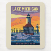 Grote Meren | Lake Michigan Muismat (Voorkant)