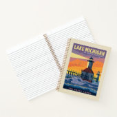 Grote Meren | Lake Michigan Notitieboek (Binnen)