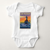 Grote Meren | Lake Michigan Romper (Voorkant)
