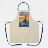 Grote Meren | Lake Michigan Schort (Voorkant)