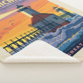 Grote Meren | Lake Michigan Sherpa Deken (3/4)