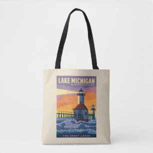 Grote Meren   Lake Michigan Tote Bag