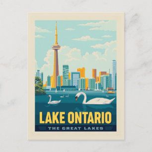 Grote Meren   Lake Ontario Briefkaart