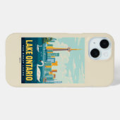 Grote Meren | Lake Ontario Case-Mate iPhone Case (Achterkant (horizontaal))