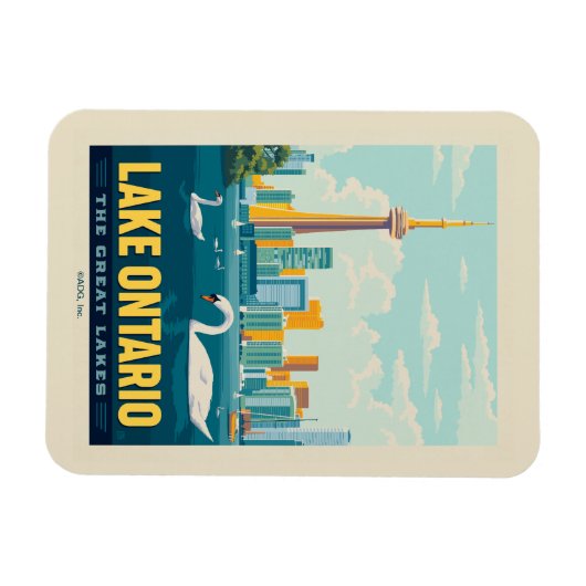 Grote Meren | Lake Ontario Magneet (Horizontaal)