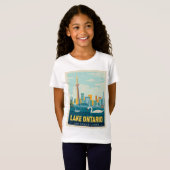 Grote Meren | Lake Ontario T-shirt (Voorkant volledig)