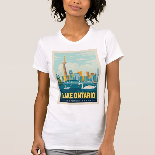 Grote Meren | Lake Ontario T-shirt (Voorkant)