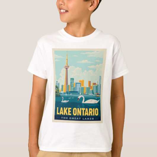 Grote Meren | Lake Ontario T-shirt (Voorkant)