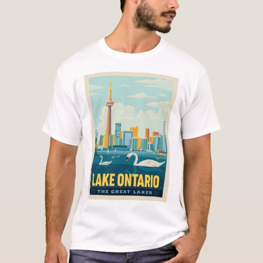 Grote Meren | Lake Ontario T-shirt (Voorkant)