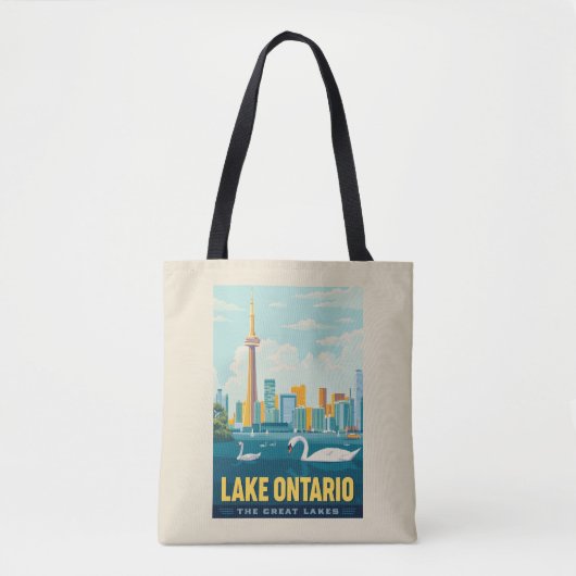 Grote Meren | Lake Ontario Tote Bag (Voorkant)