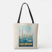 Grote Meren | Lake Ontario Tote Bag (Achterkant)