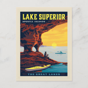 Grote Meren   Lake Superior Briefkaart