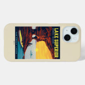 Grote Meren | Lake Superior Case-Mate iPhone Case (Achterkant (horizontaal))