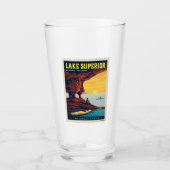 Grote Meren | Lake Superior Glas (Voorkant)