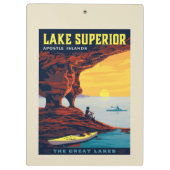 Grote Meren | Lake Superior Klembord (Achterkant)