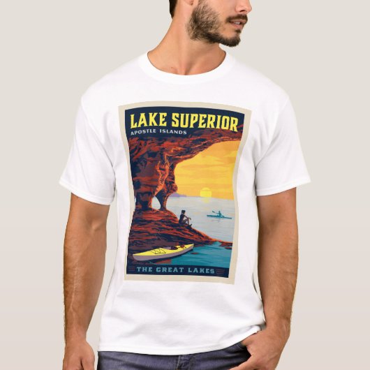 Grote Meren | Lake Superior T-shirt (Voorkant)