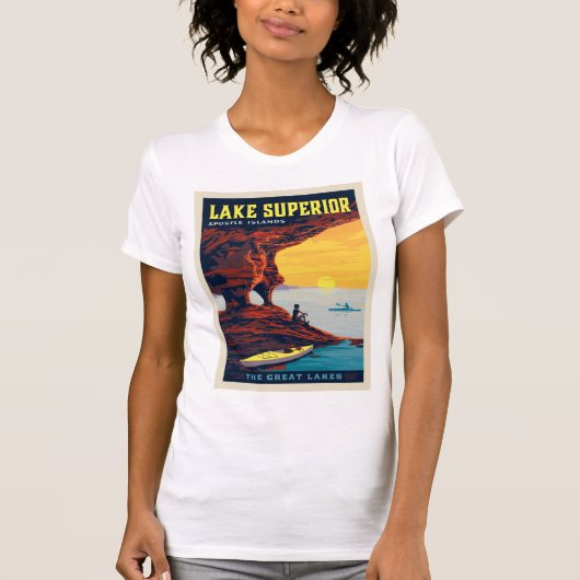 Grote Meren | Lake Superior T-shirt (Voorkant)