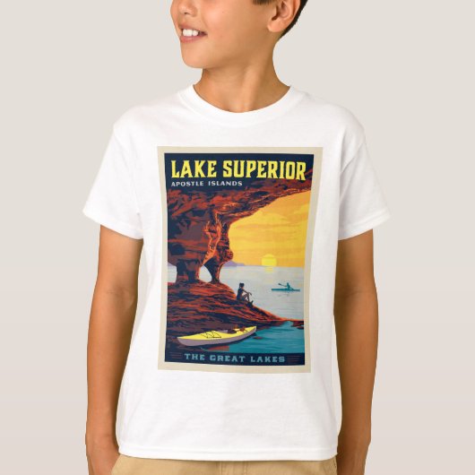 Grote Meren | Lake Superior T-shirt (Voorkant)