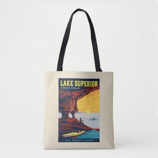 Grote Meren | Lake Superior Tote Bag (Voorkant)