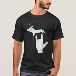 Grote Meren Lover Mannen Vrouwen Zomer Staat van M T-shirt