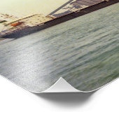 Grote Meren M/V Brunto op de St. Clair Foto Afdruk (Hoek)