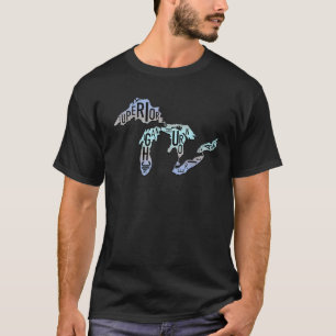 Grote Meren Michigan Erie Huron Superior Ontario T-shirt